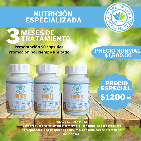 PACK 3 JOINTS BLEND | Pack 3 Frascos | 90 cápsulas