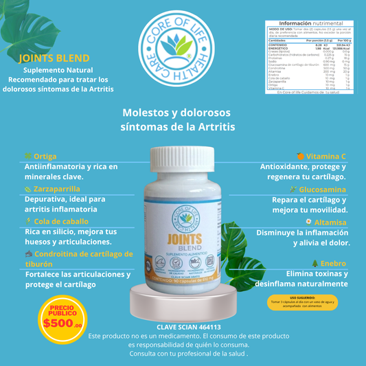 JOINTS BLEND Frascos | 90 cápsulas